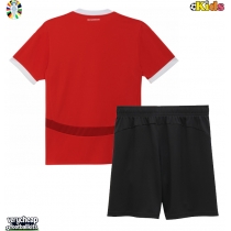 Austria Replica Home Minikit Euro 2024 Short Sleeve (+ pants)